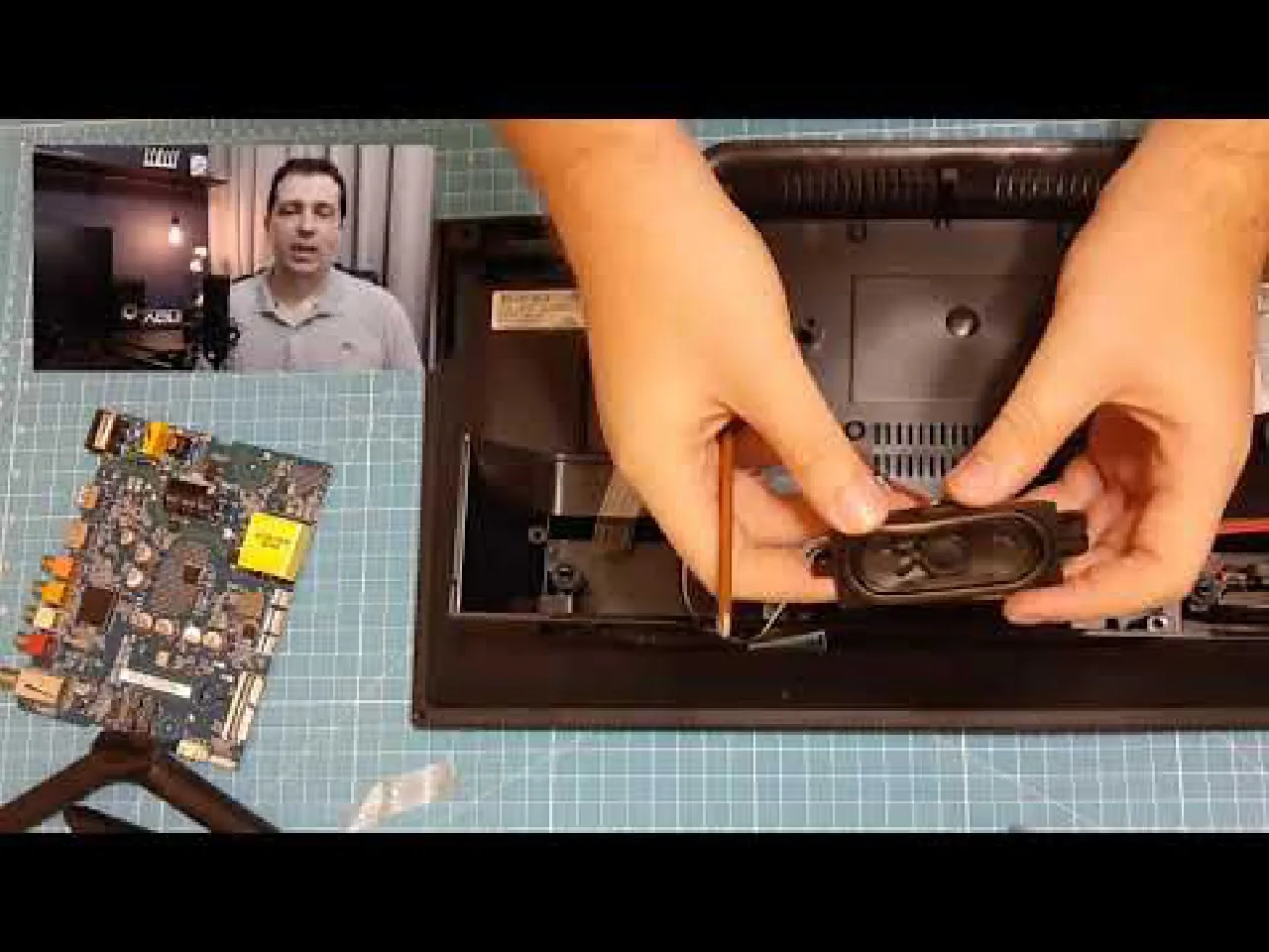 Desmontagem TV Led 20 polegadas. Dicas de reaproveitamento de peças e componentes