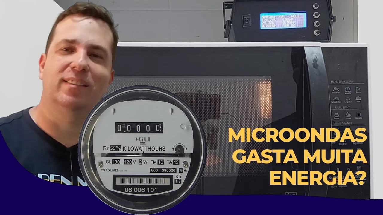 Micro-ondas gasta muita energia elétrica? Quanto gasta um micro-ondas? Consumo de eletricidade