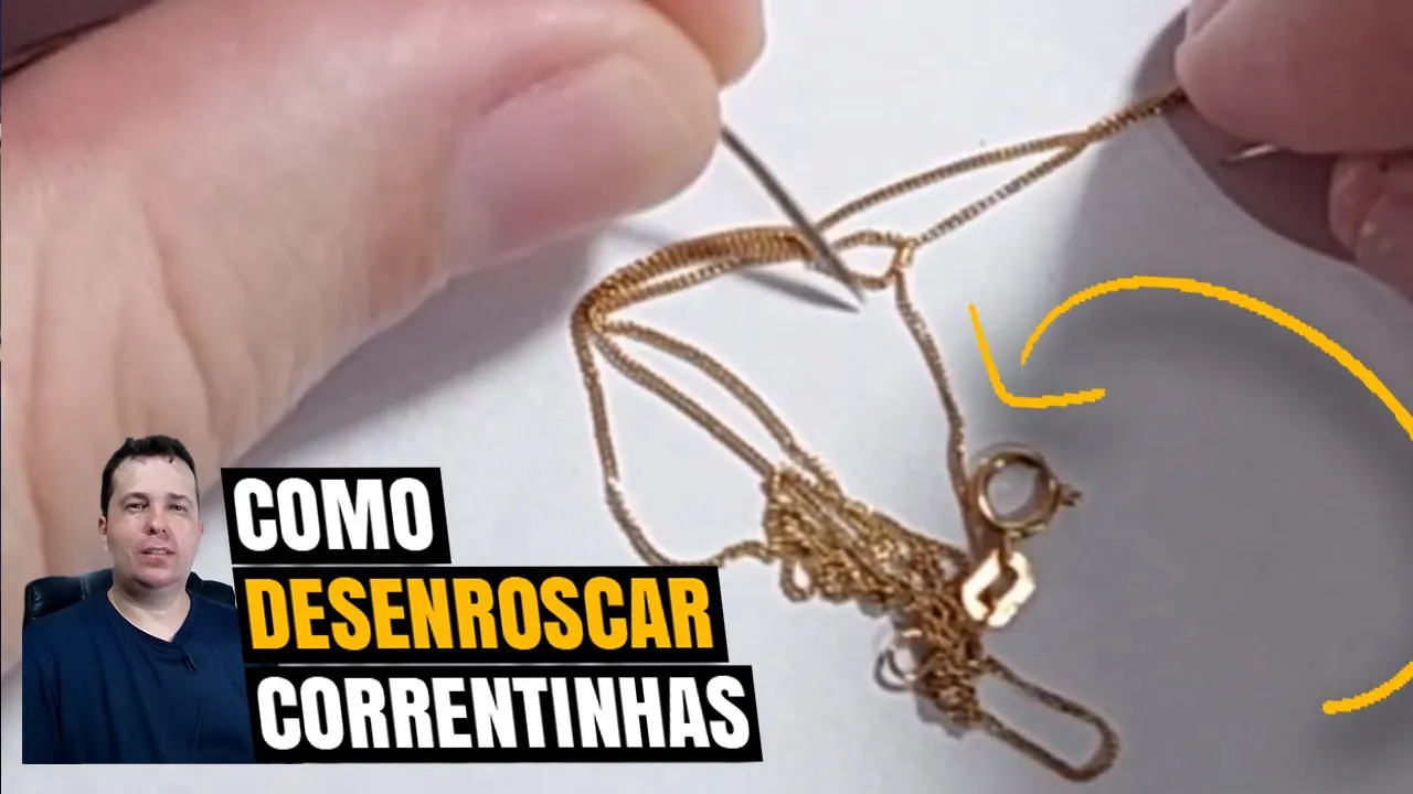 Como desenroscar correntinhas - Como desatar nós em correntes