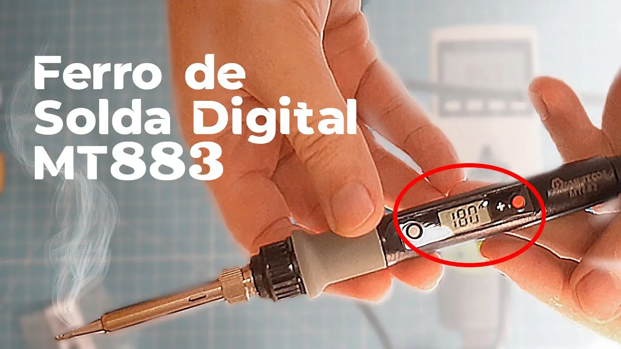 Ferro de solda Digital MT883 - 180-480ºC